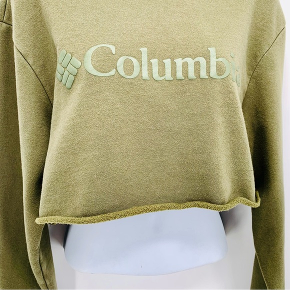 Columbia Cropped Crew Neck Sweatshirt Womens Size XS - Picture 5 of 7